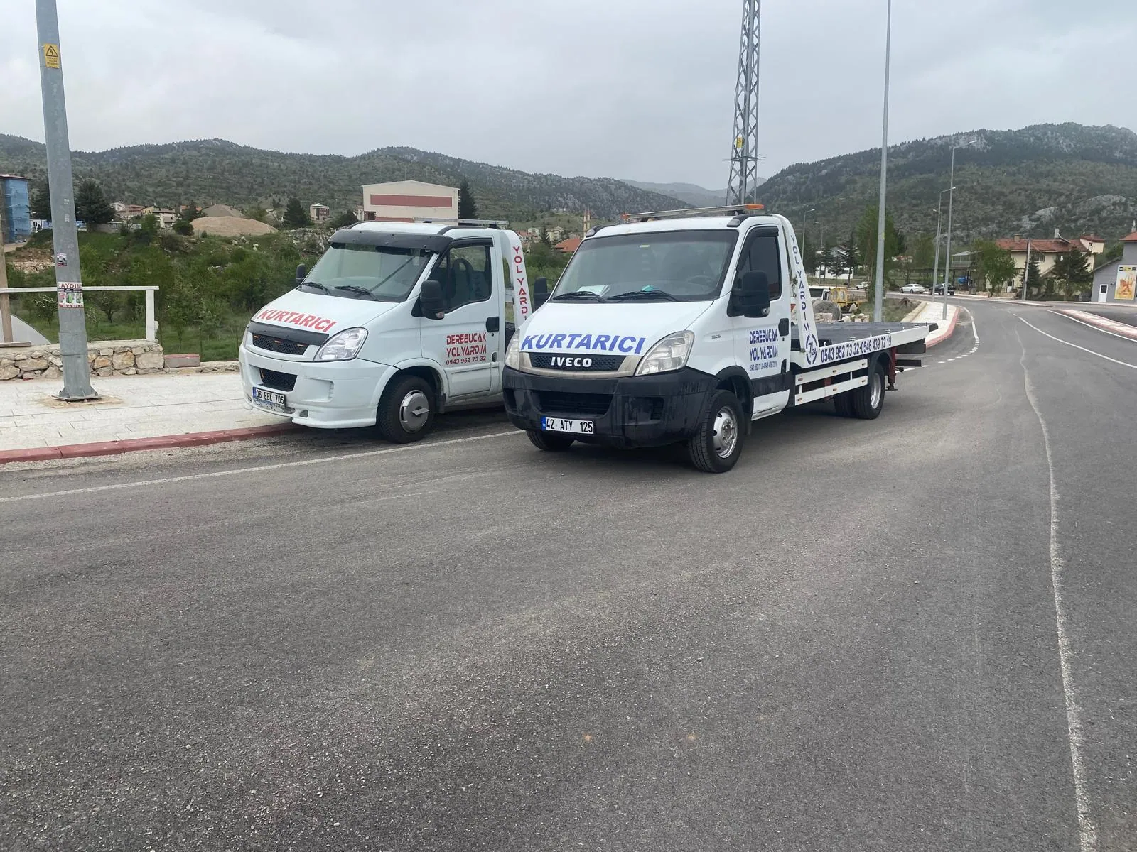 Derebucak Yol Yardım Ekibi ve Filosu Sahada